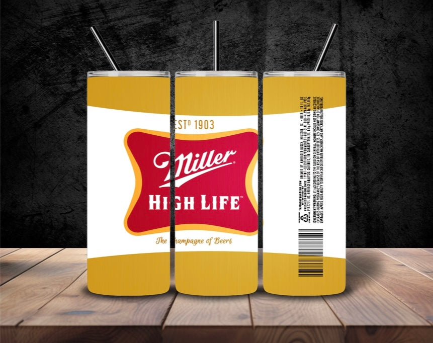 Tumbler 20oz Miller High Life