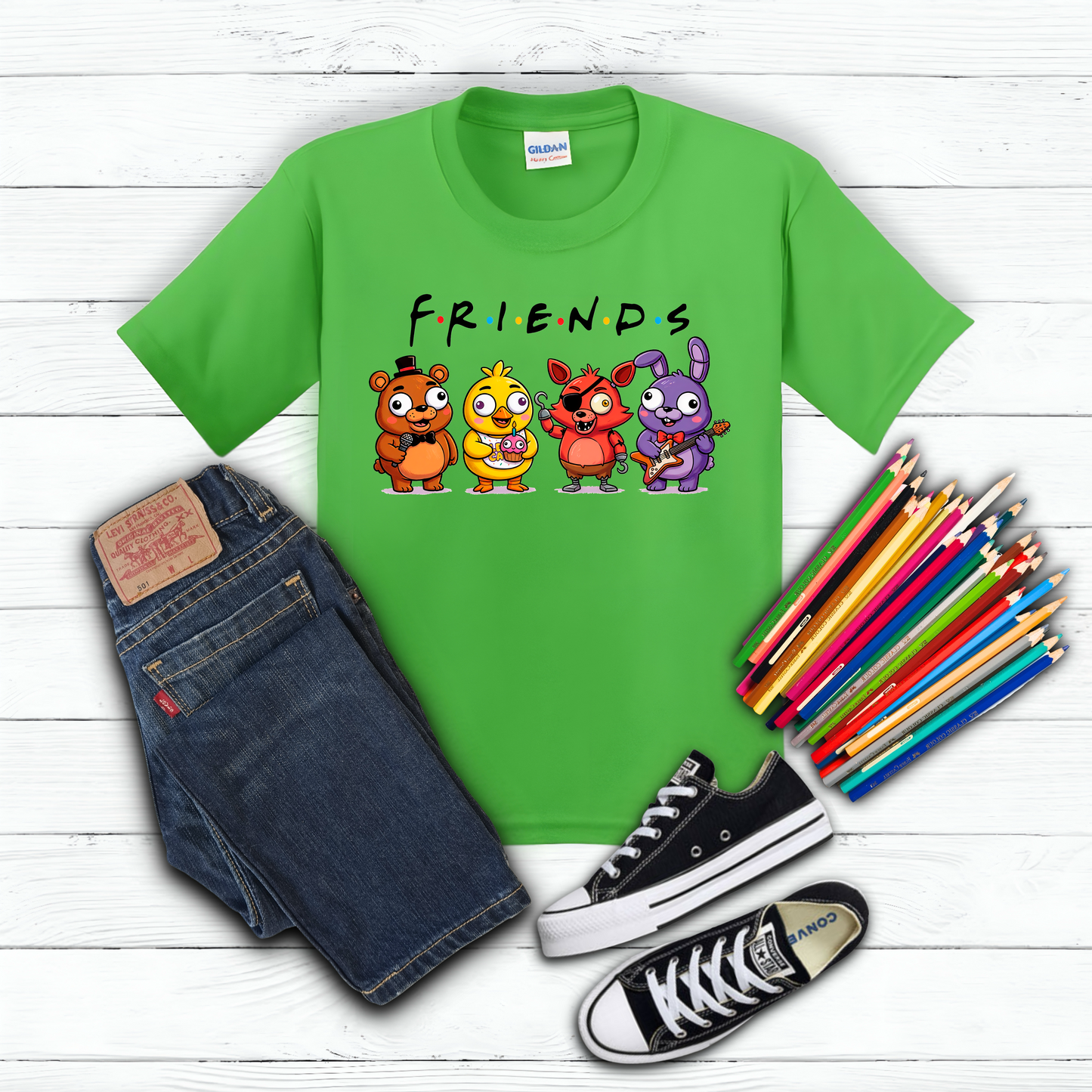 FNAF Friends Youth Tee