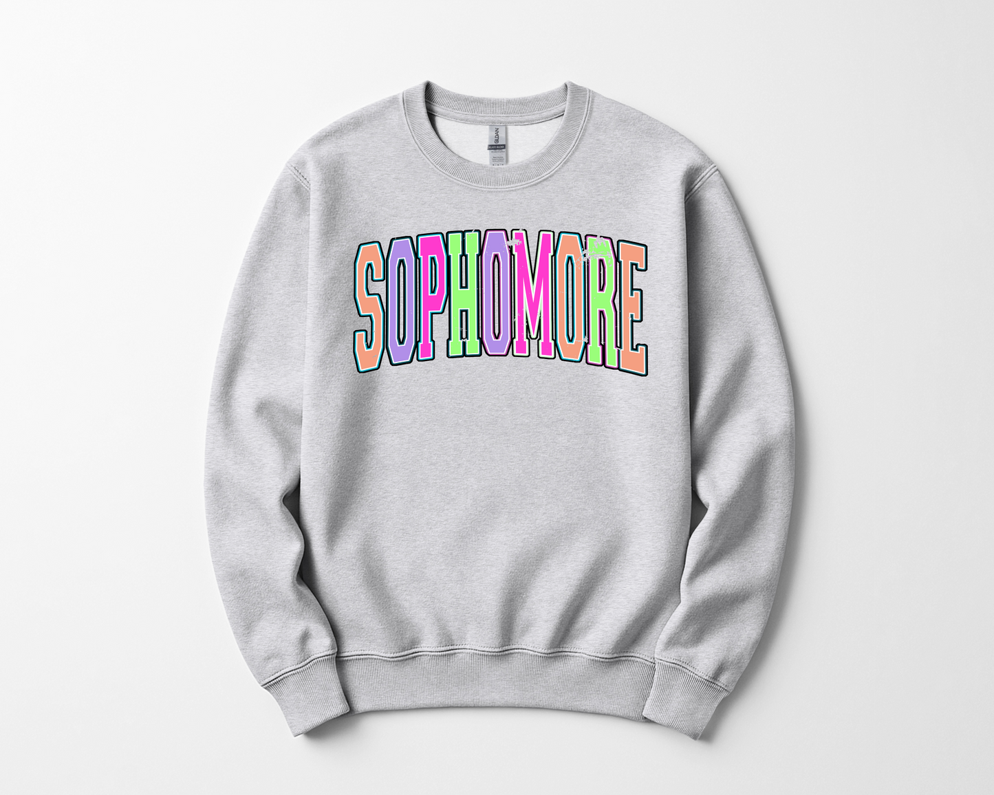 Sophomore Distressed Class Sweatshirt