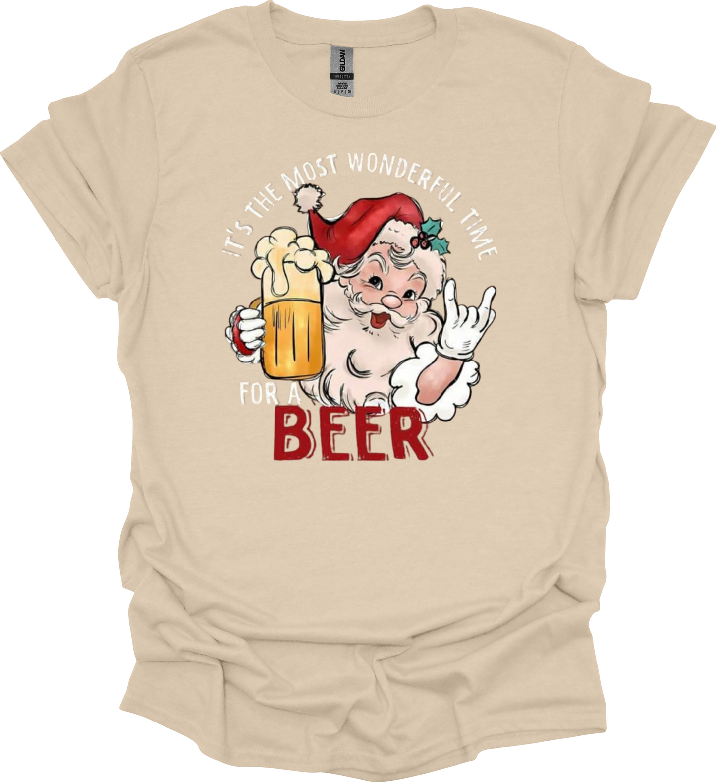 Santa Beer Tee