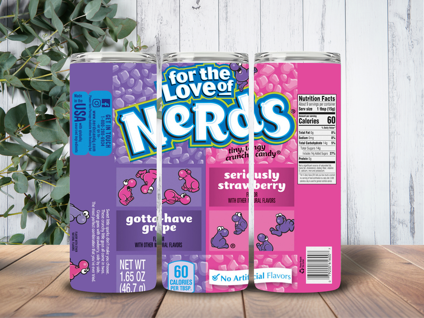 Tumbler 20oz Nerds