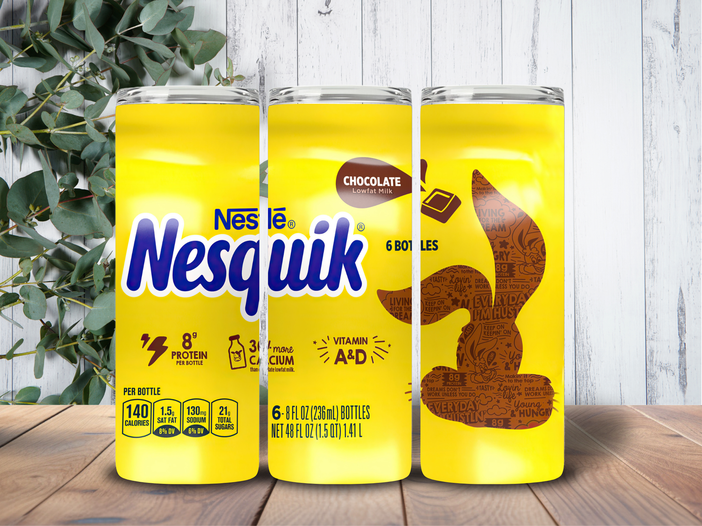 Tumbler 20oz Nesquik chocolate milk