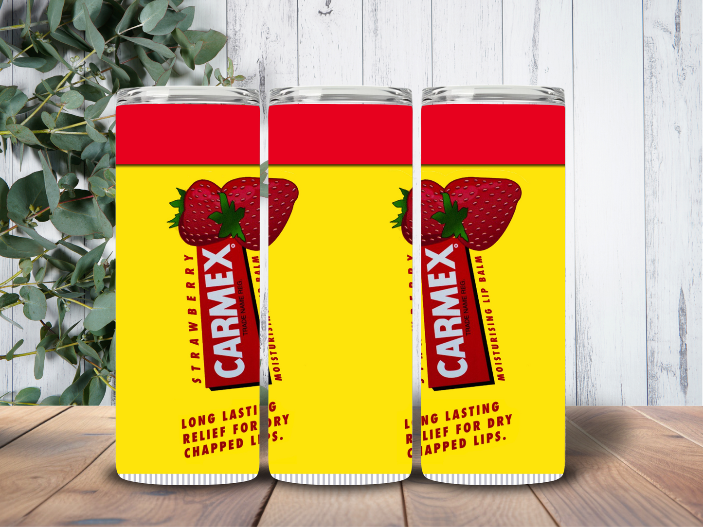 Tumbler 20oz Carmex strawberry