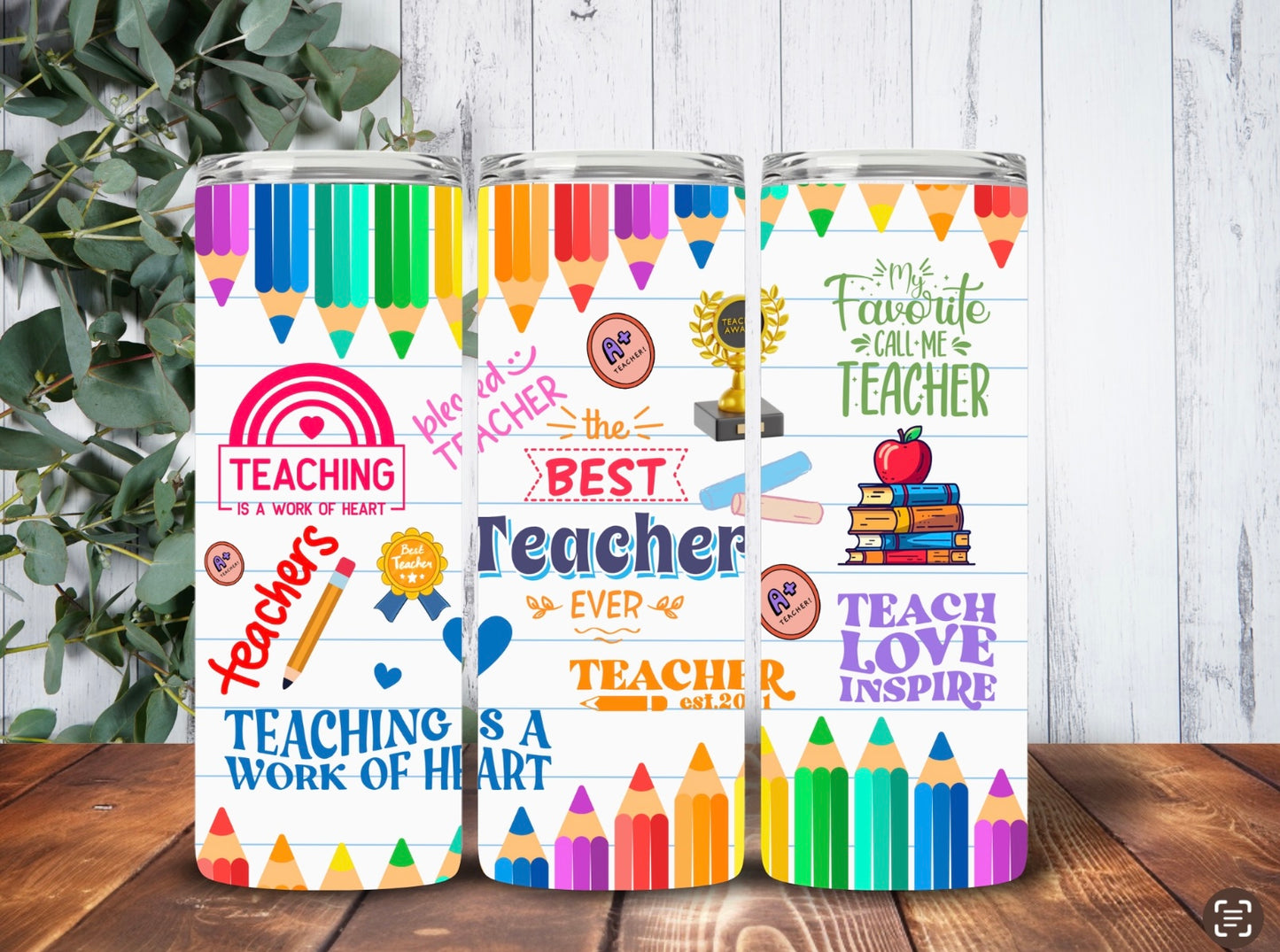 Tumbler 20oz Best Teacher