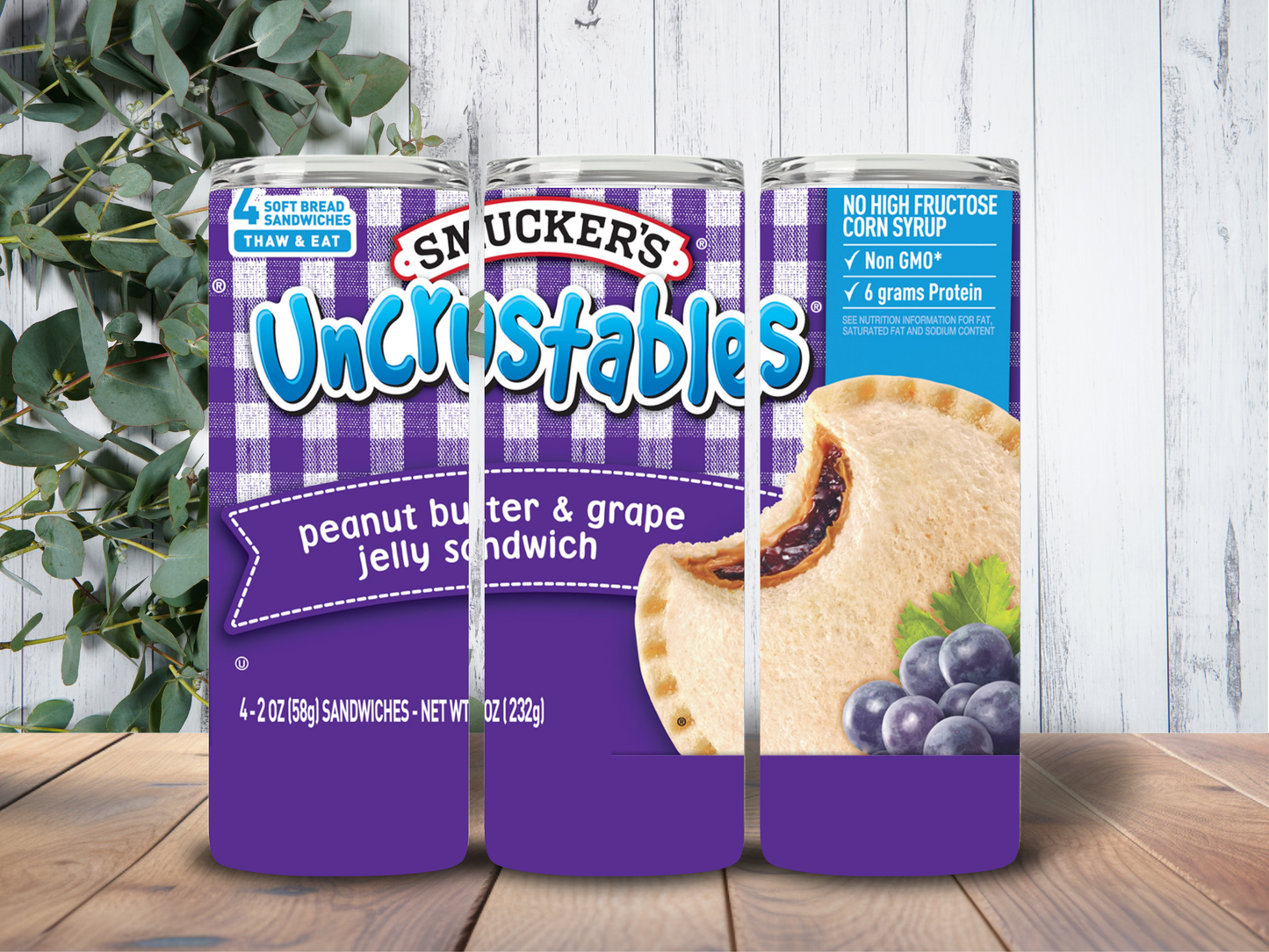 Tumbler 20oz Uncrustables Grape
