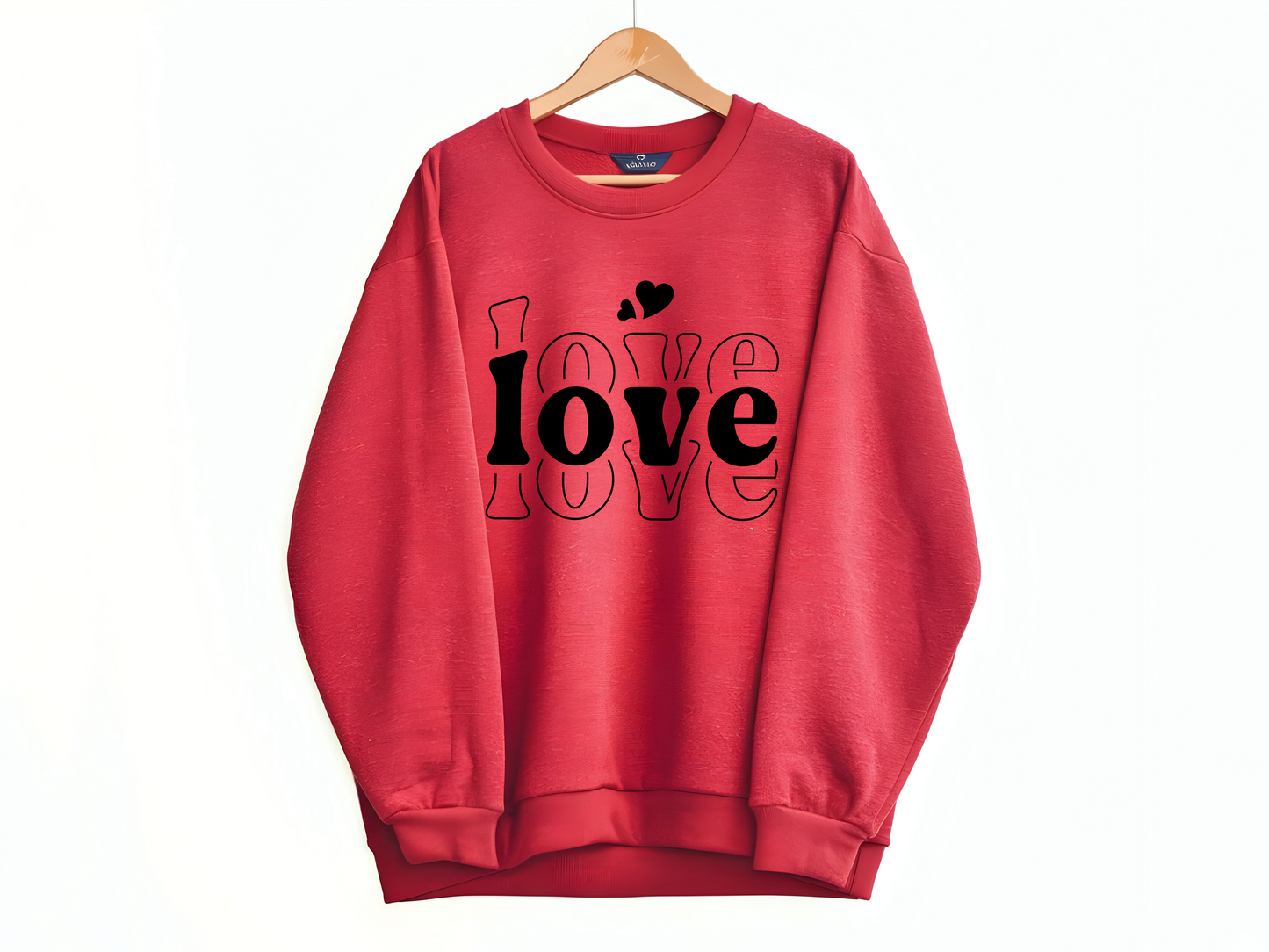 Love Stacked Valentine’s Sweatshirt