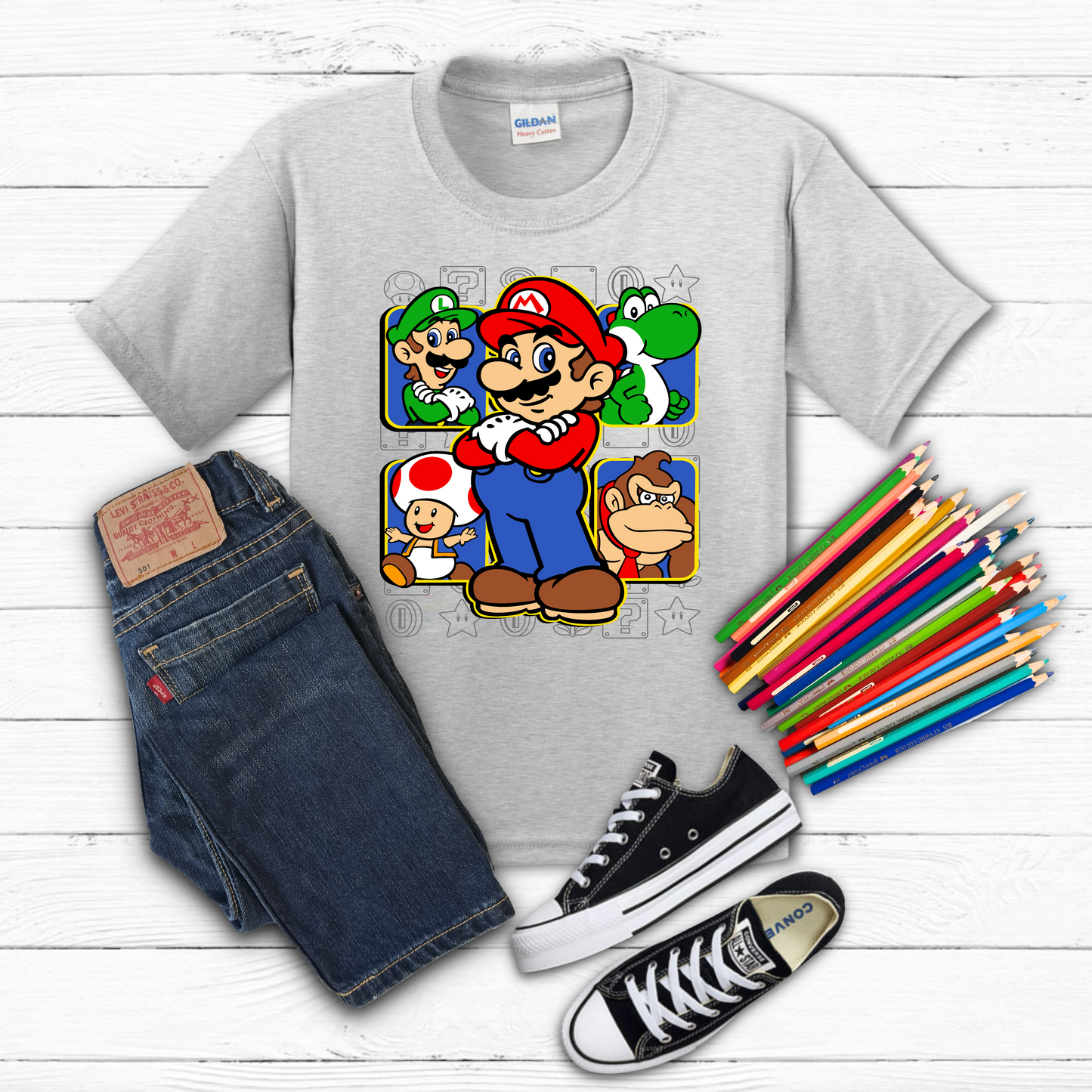 Mario Bros. Youth Tee