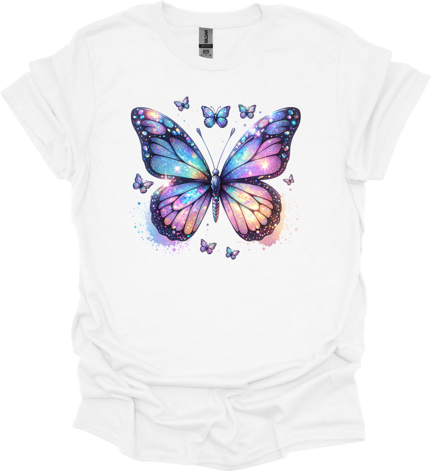 IRIDESCENT BUTTERFLY TEE