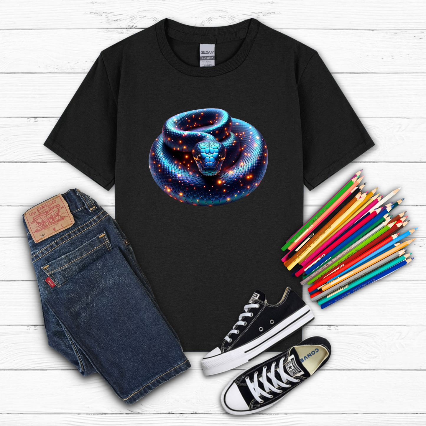 Youth Iridescent Cosmic Snake