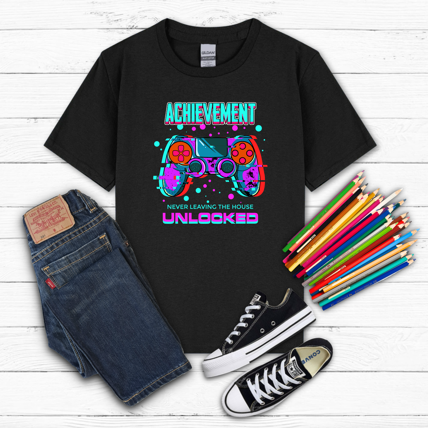 Youth Achievement Unlocked Tee