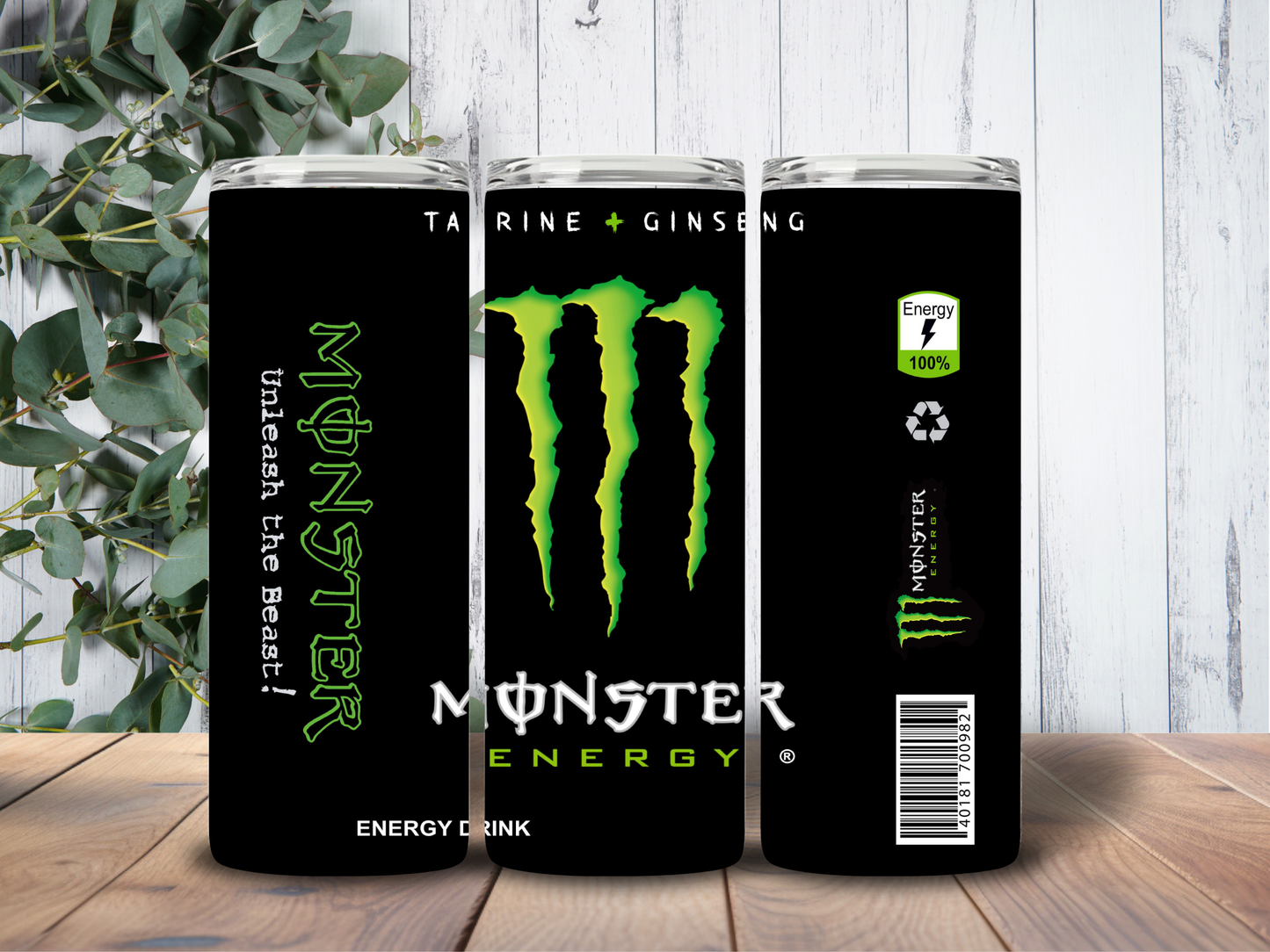 Tumbler 20oz Monster Energy