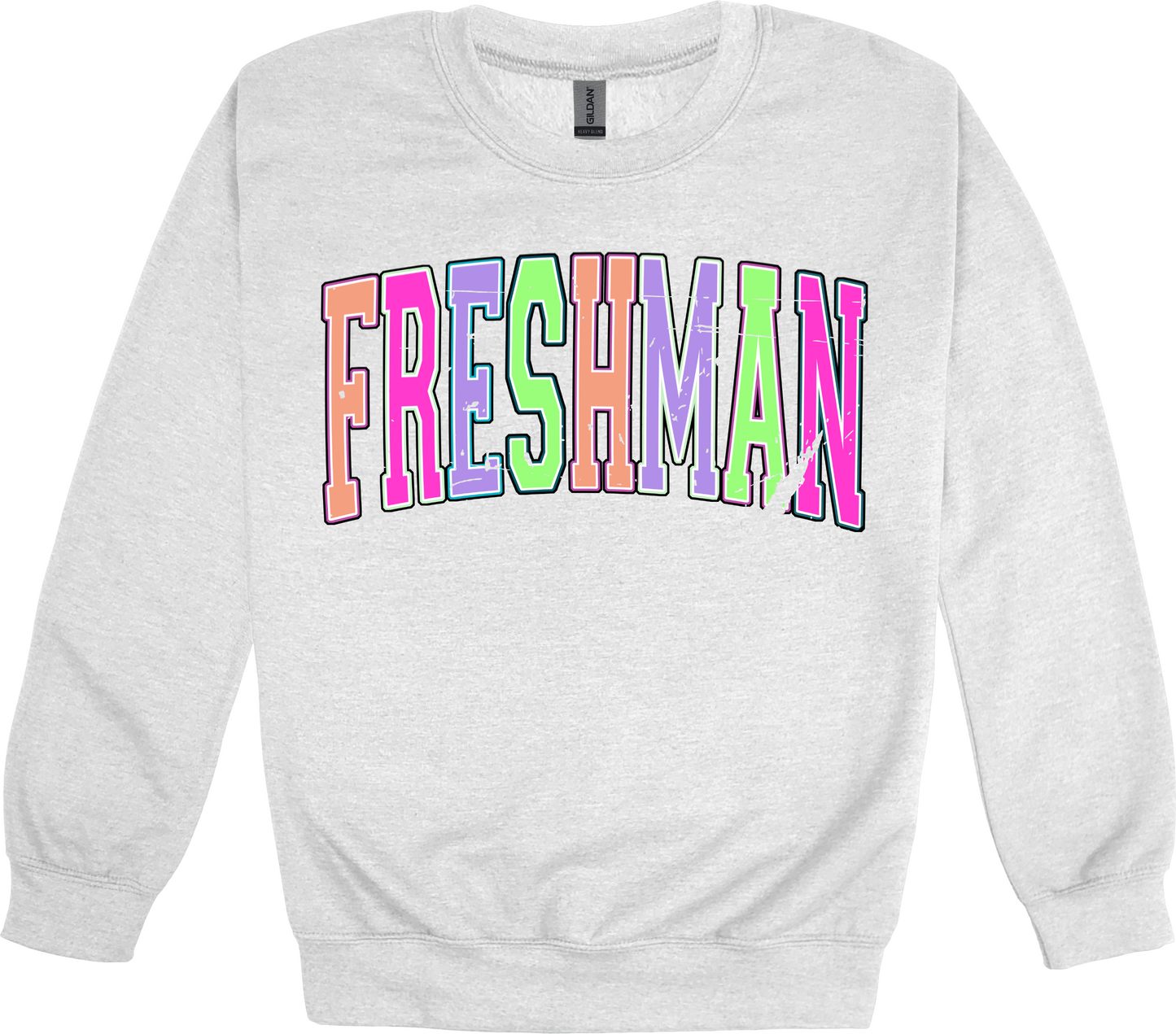 Freshman Distressed Class Sweatshirt