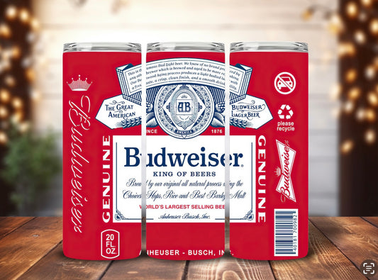 Tumbler 20oz Budweiser