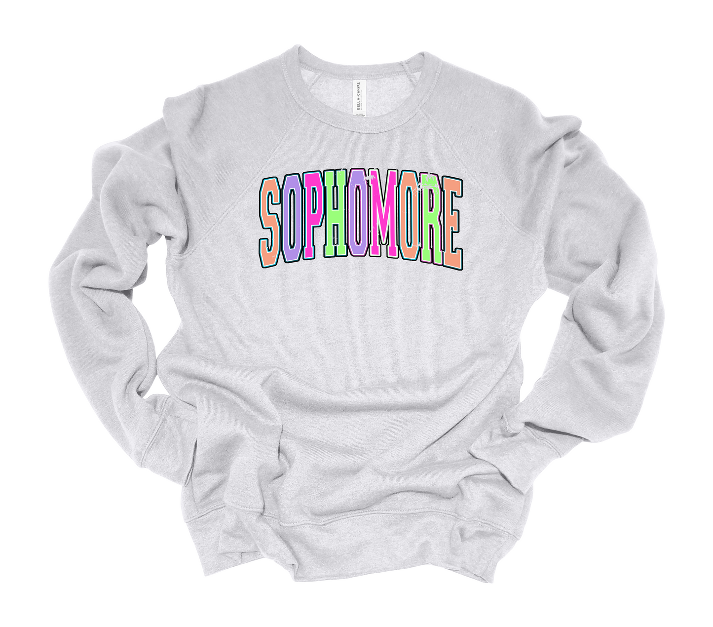 Sophomore Distressed Class Sweatshirt