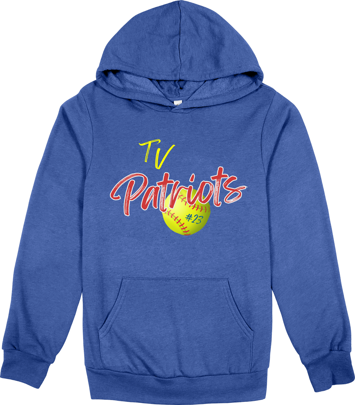 Patriots Softball Hoodie with or without player number