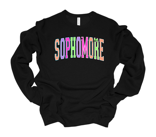 Sophomore Distressed Class Sweatshirt