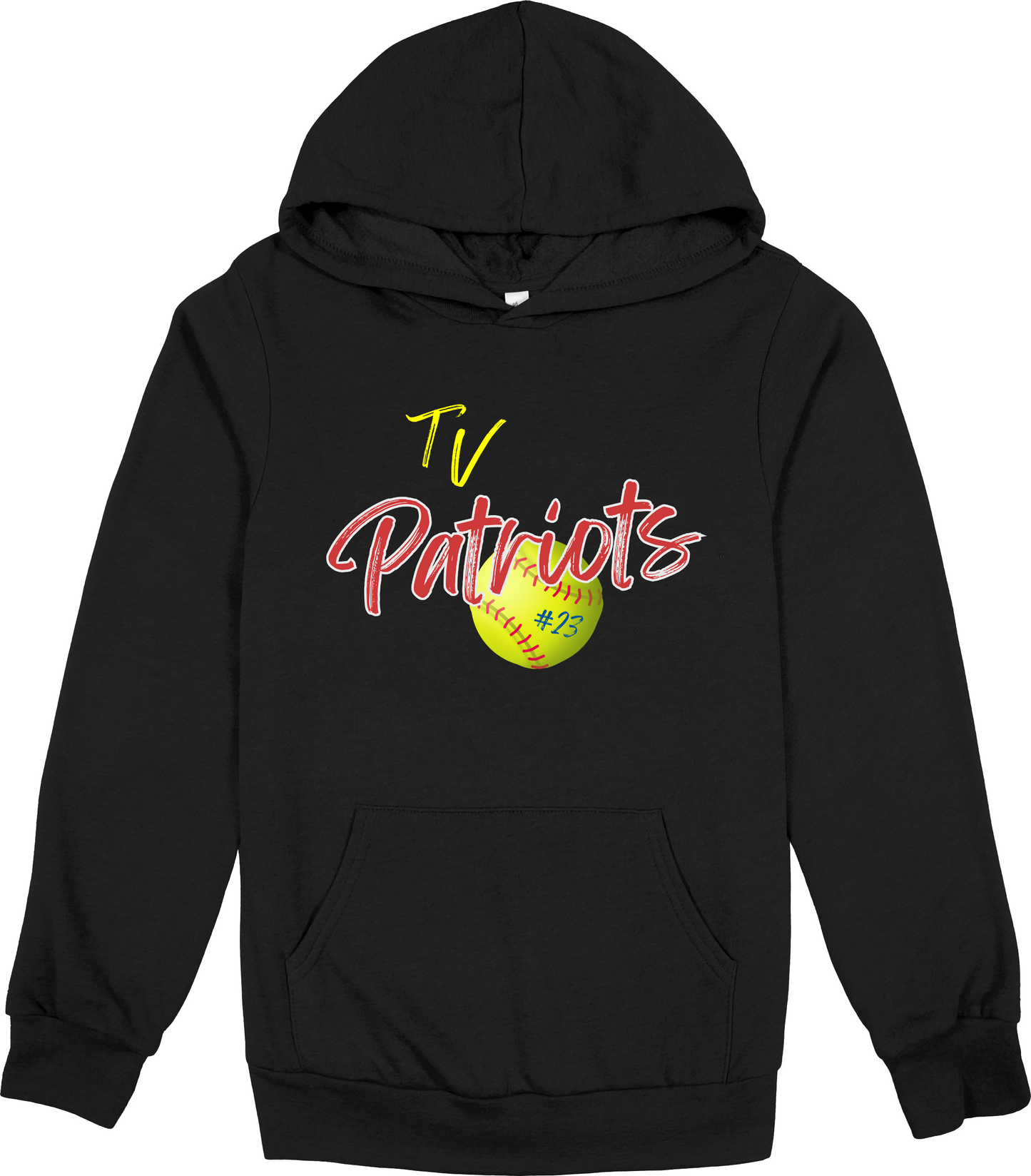 Patriots Softball Hoodie with or without player number