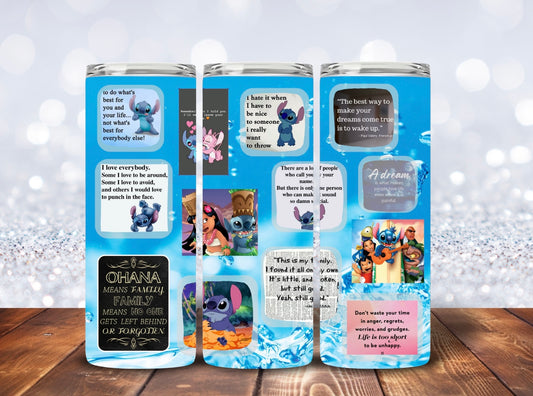 Tumbler 20oz Lilo & Stitch