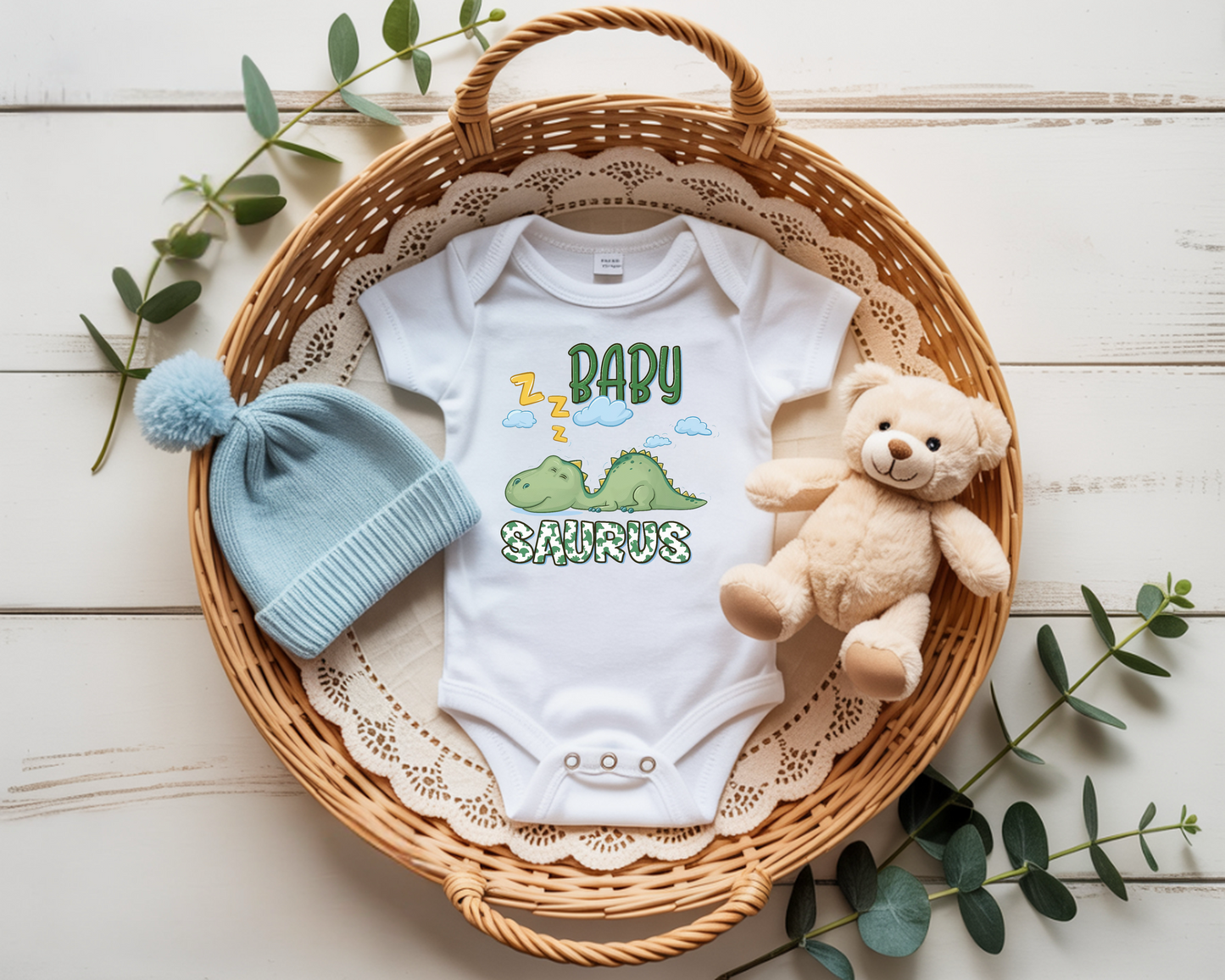Onesie Baby Saurus