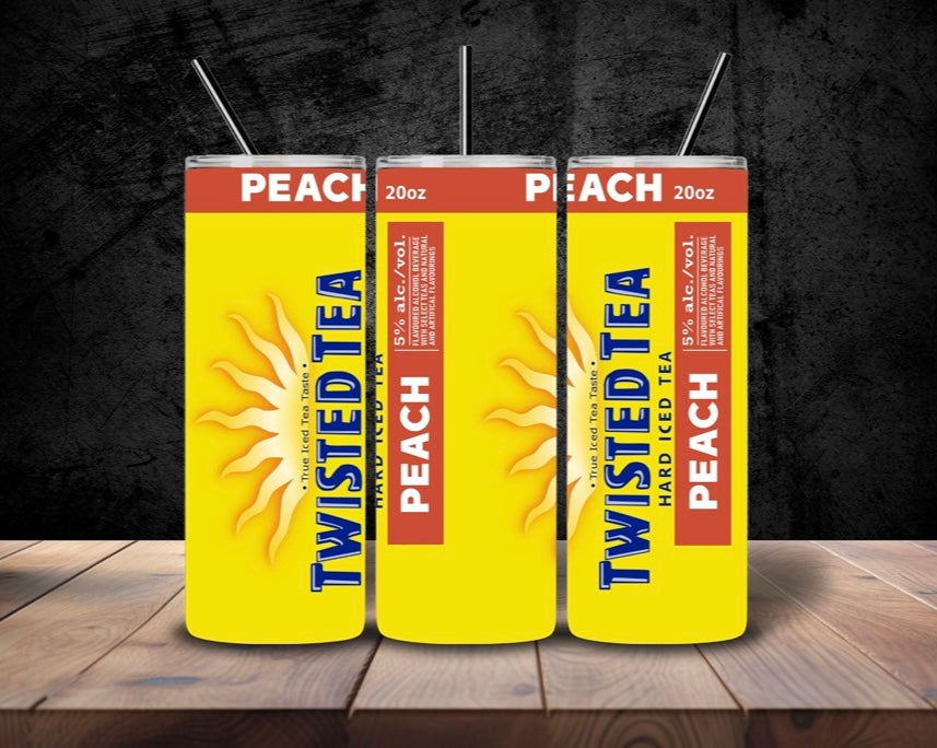 Tumbler 20oz Twisted Tea Peach