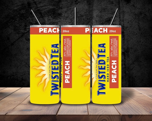 Tumbler 20oz Twisted Tea Peach