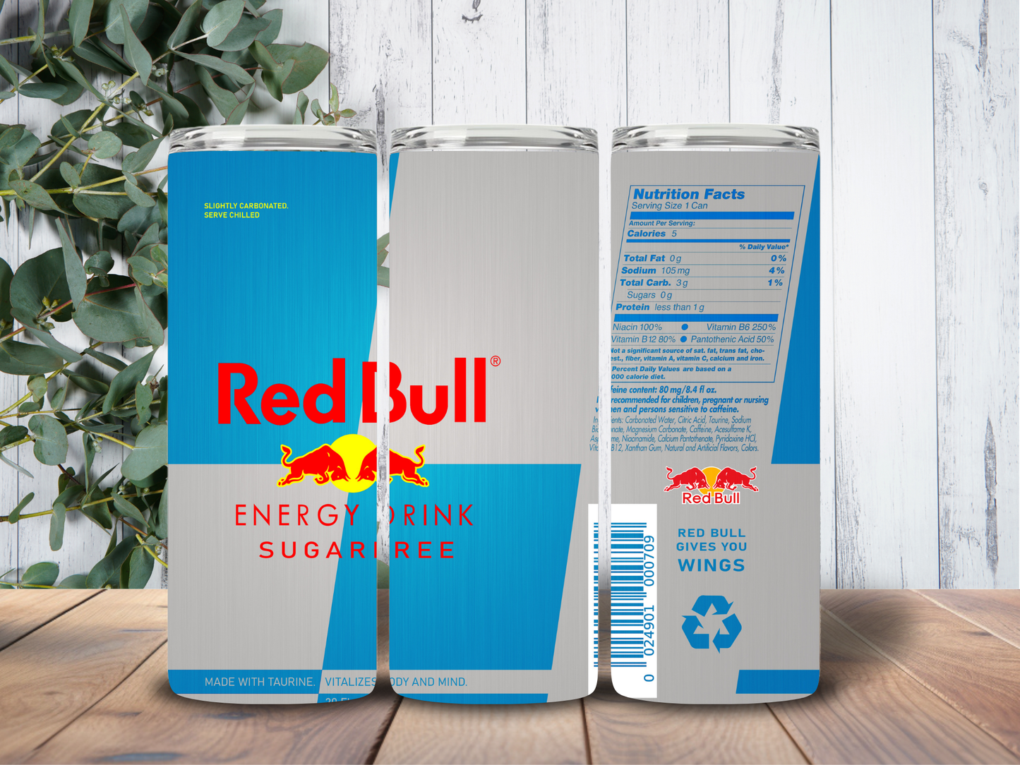 Tumbler 20oz Red Bull Sugar Free