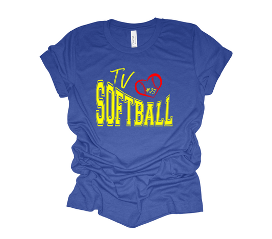 TV Softball Tee