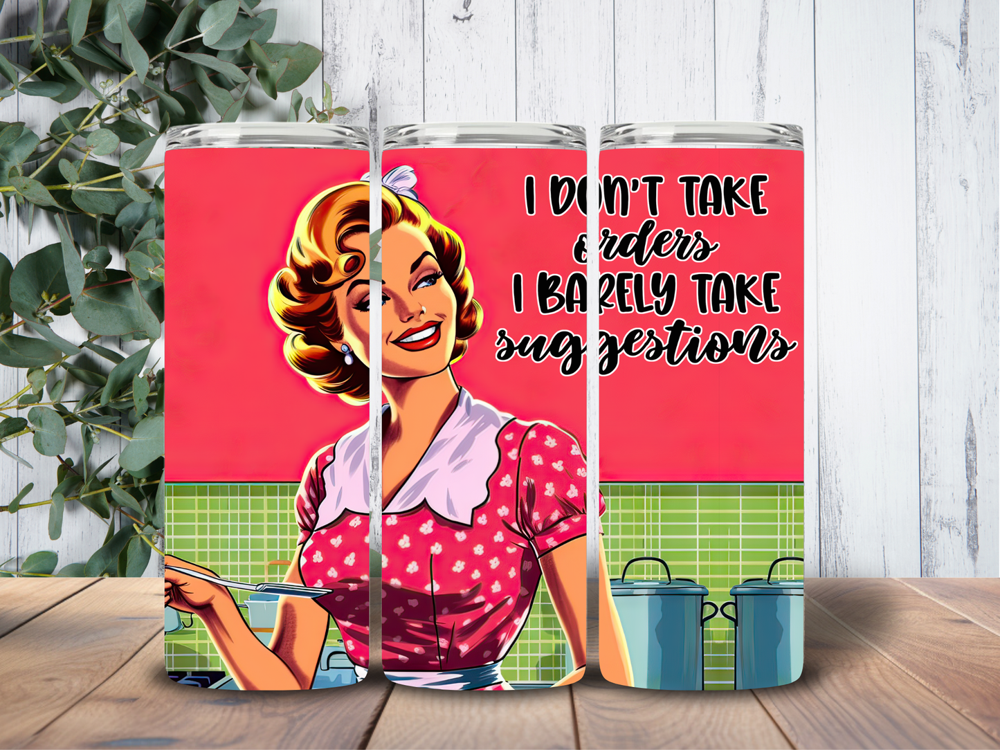 Tumbler 20oz Retro Housewife Suggestions