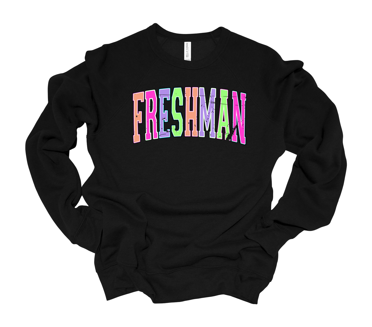 Freshman Distressed Class Sweatshirt