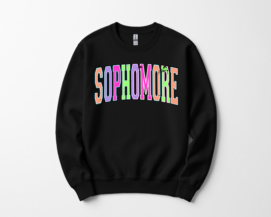 Sophomore Distressed Class Sweatshirt