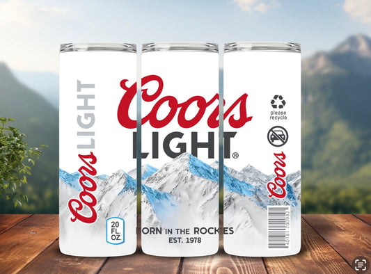 Tumbler 20oz Coors Light