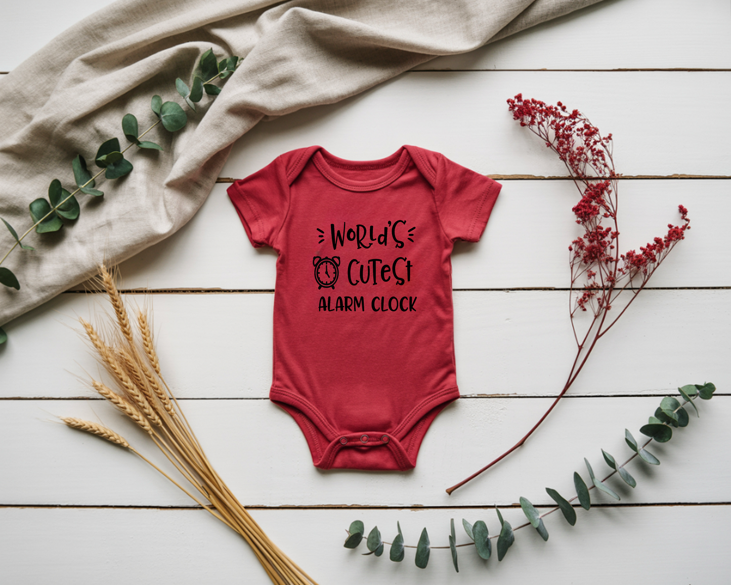 Onesie Cutest Alarm Clock