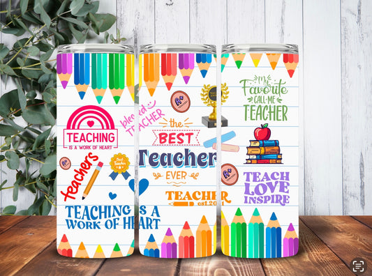 Tumbler 20oz Best Teacher