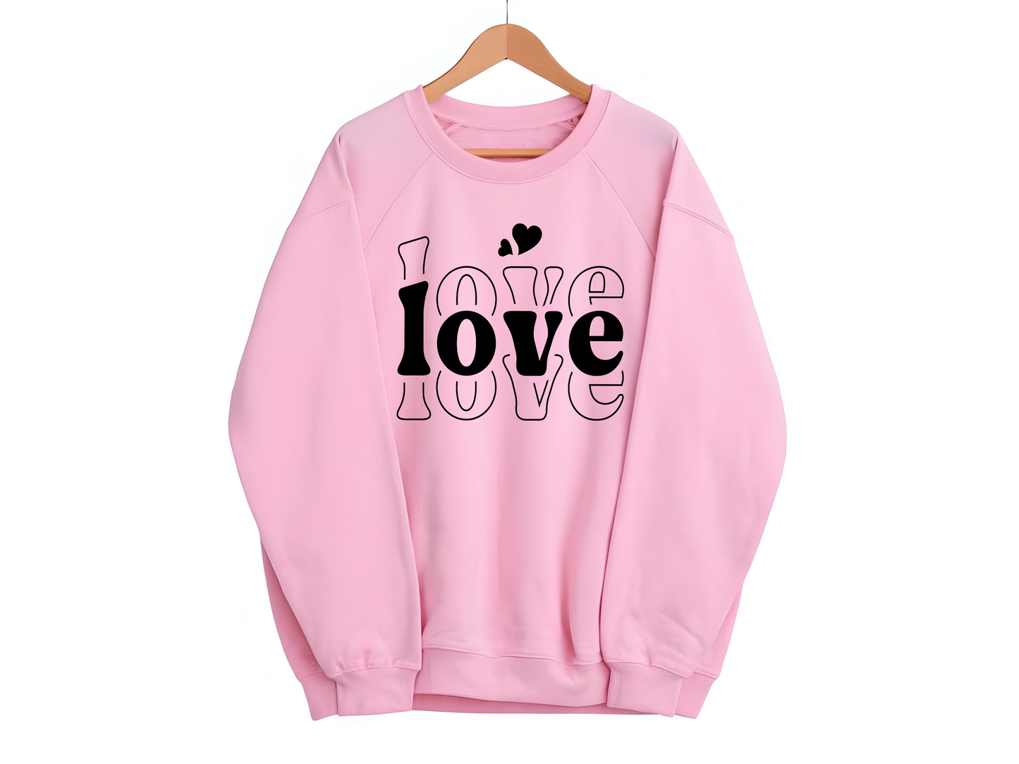 Love Stacked Sweatshirt