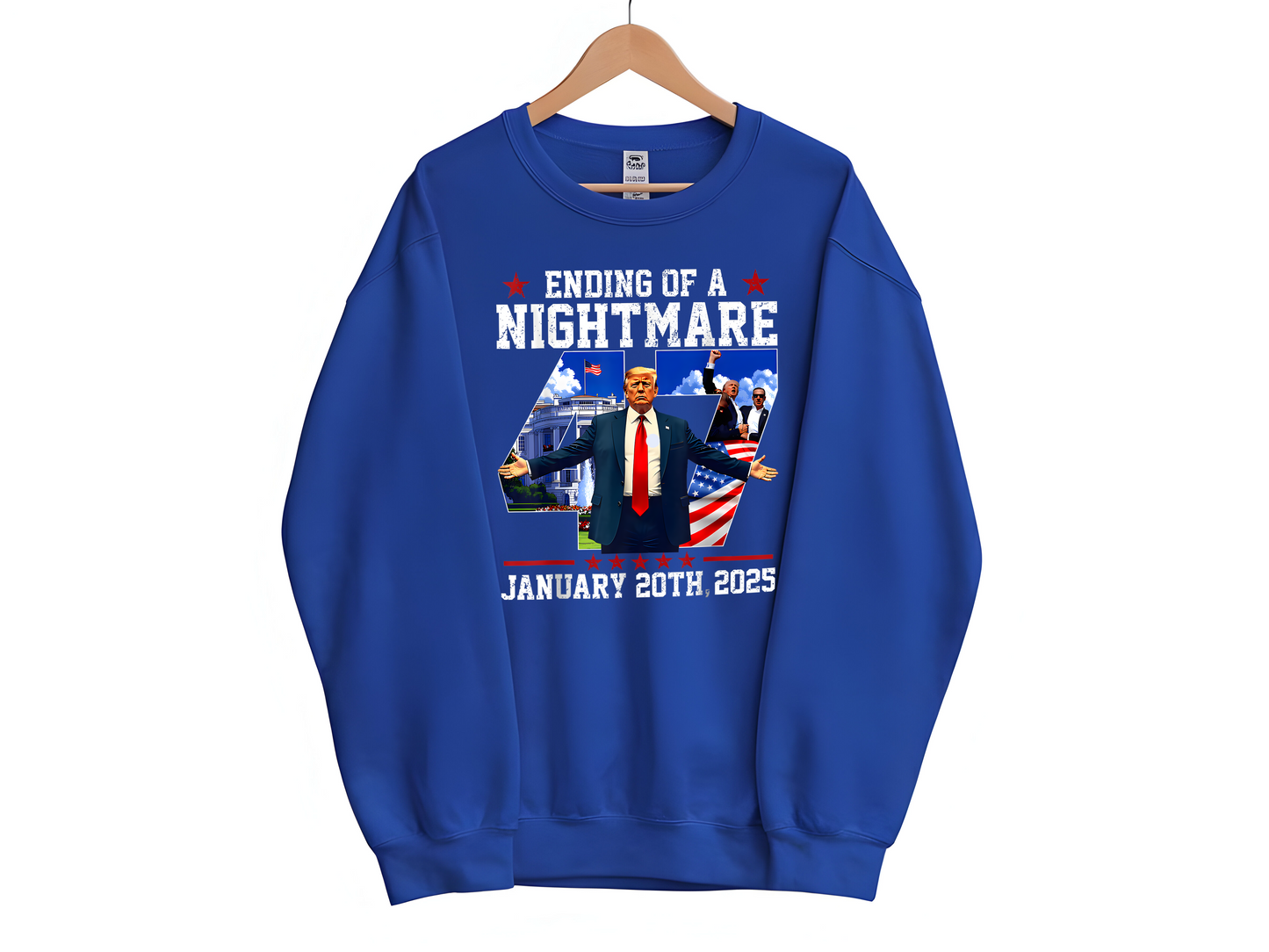 Trump Ending of a Nightmare Inauguration Sweatshirt