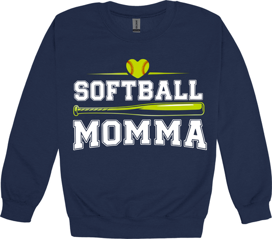 Softball Momma sweatshirt