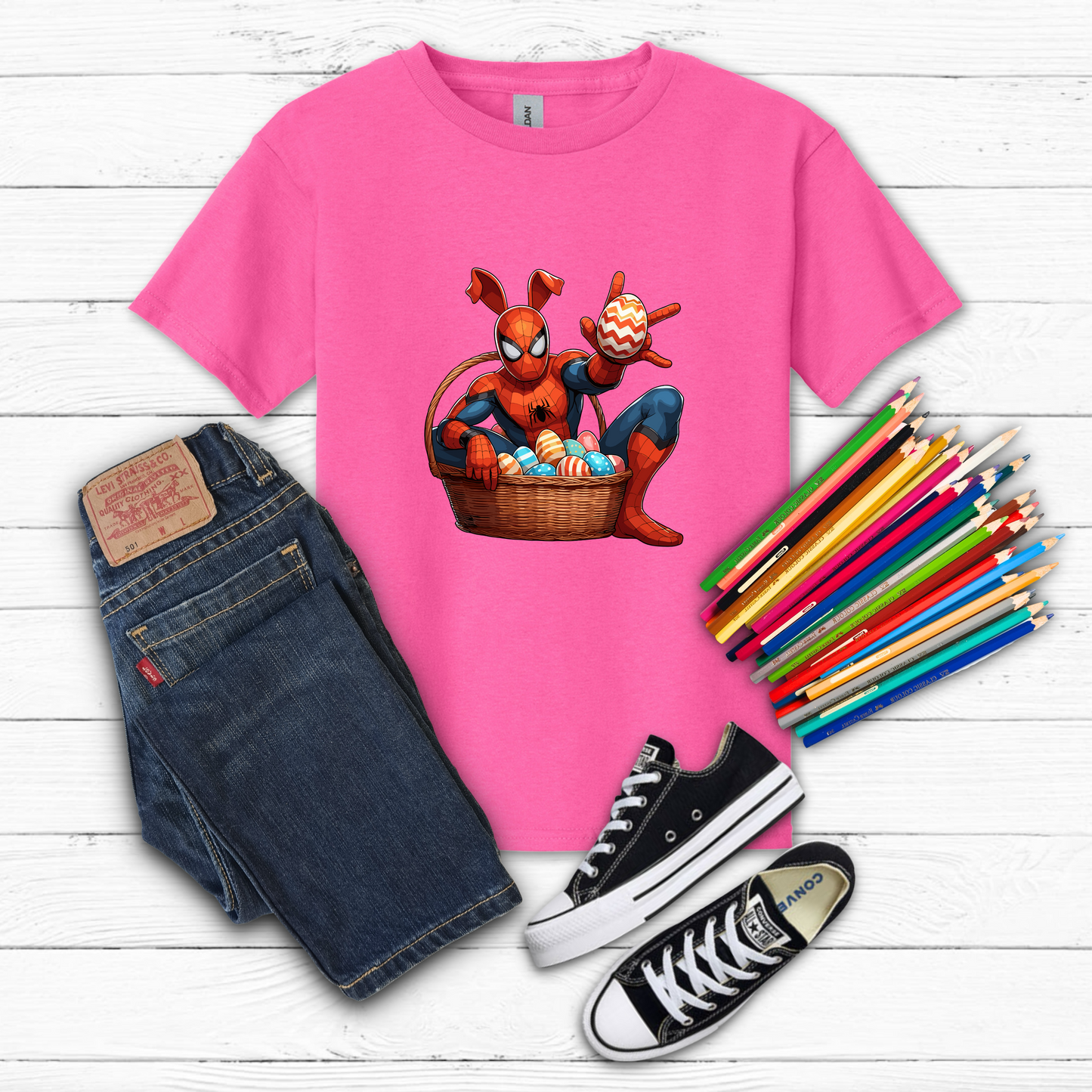 Youth Easter Spider-Man Tee