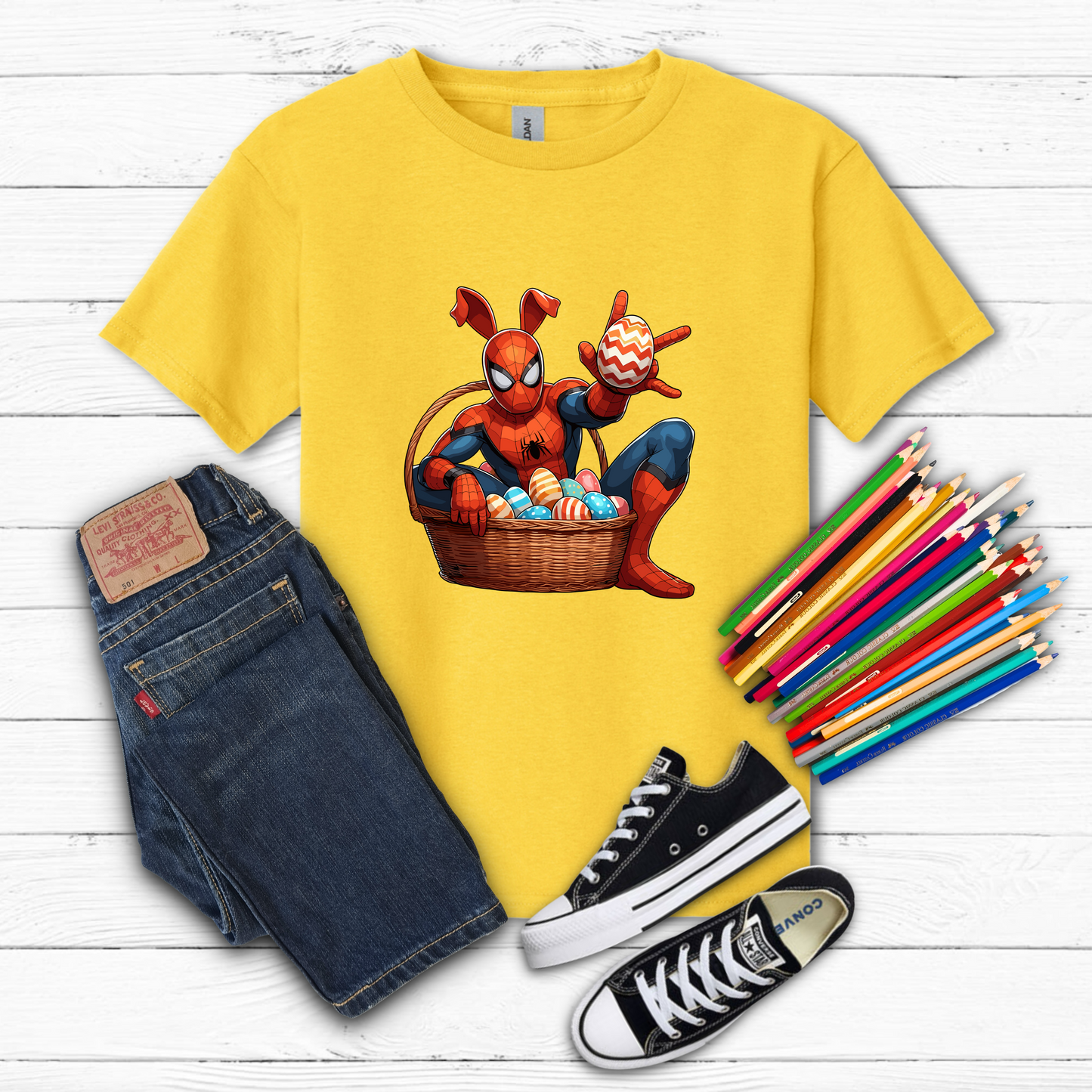 Youth Easter Spider-Man Tee