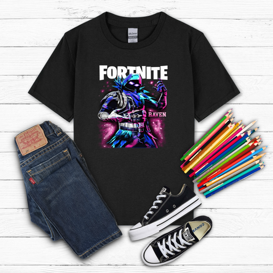 Fortnite Raven youth Tee