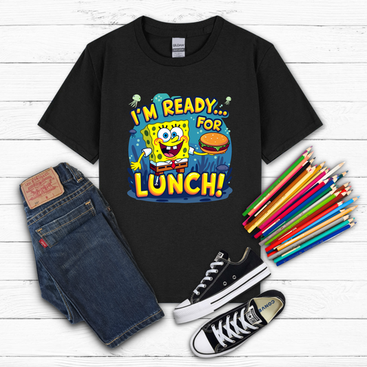 SpongeBob I’m ready for lunch Youth Tee