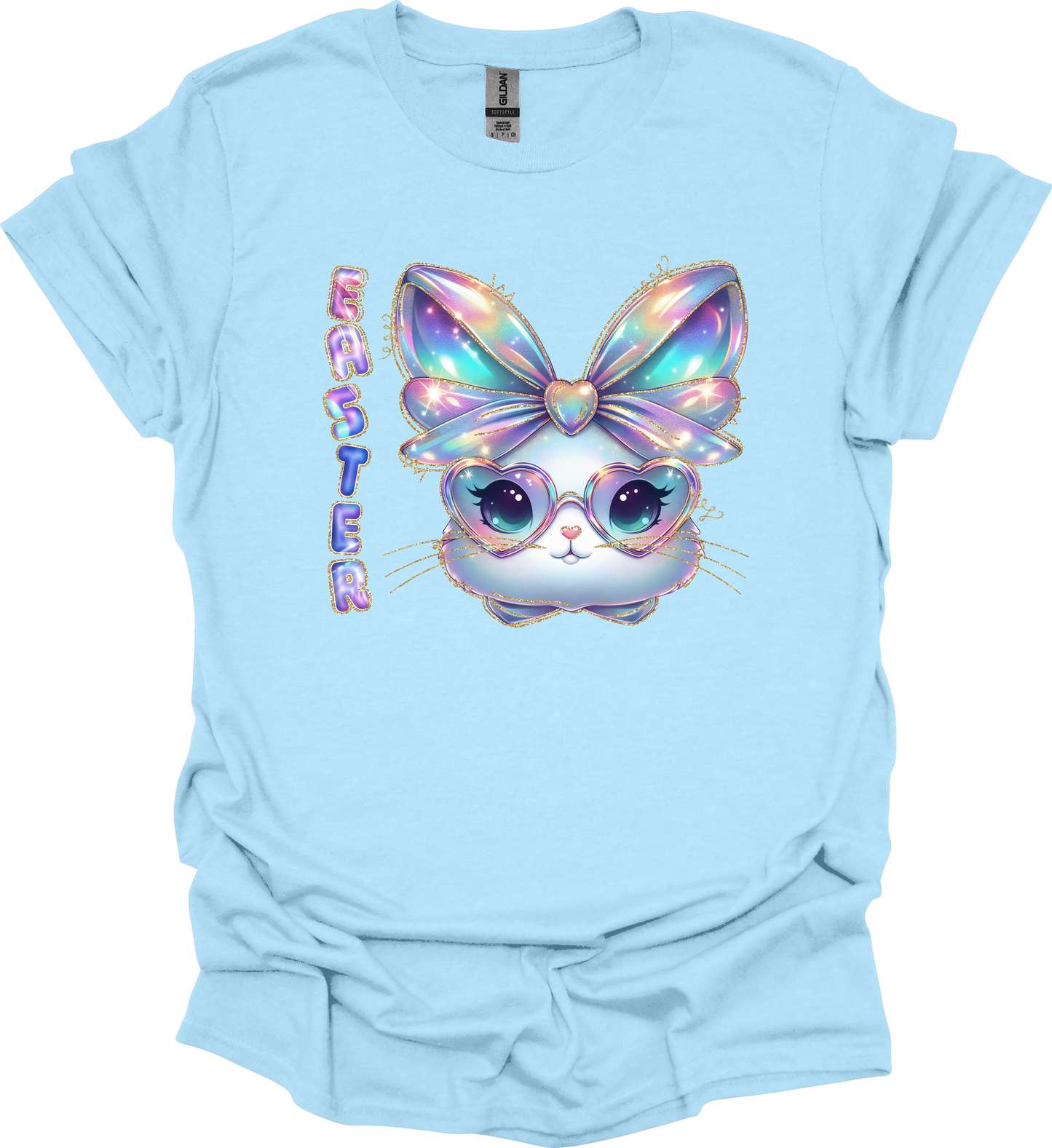 IRIDESCENT EASTER BUNNY TEE