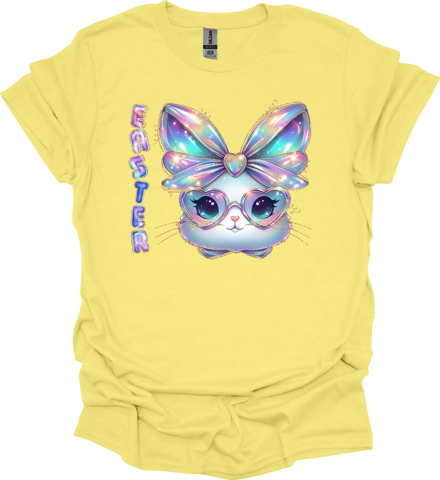 IRIDESCENT EASTER BUNNY TEE