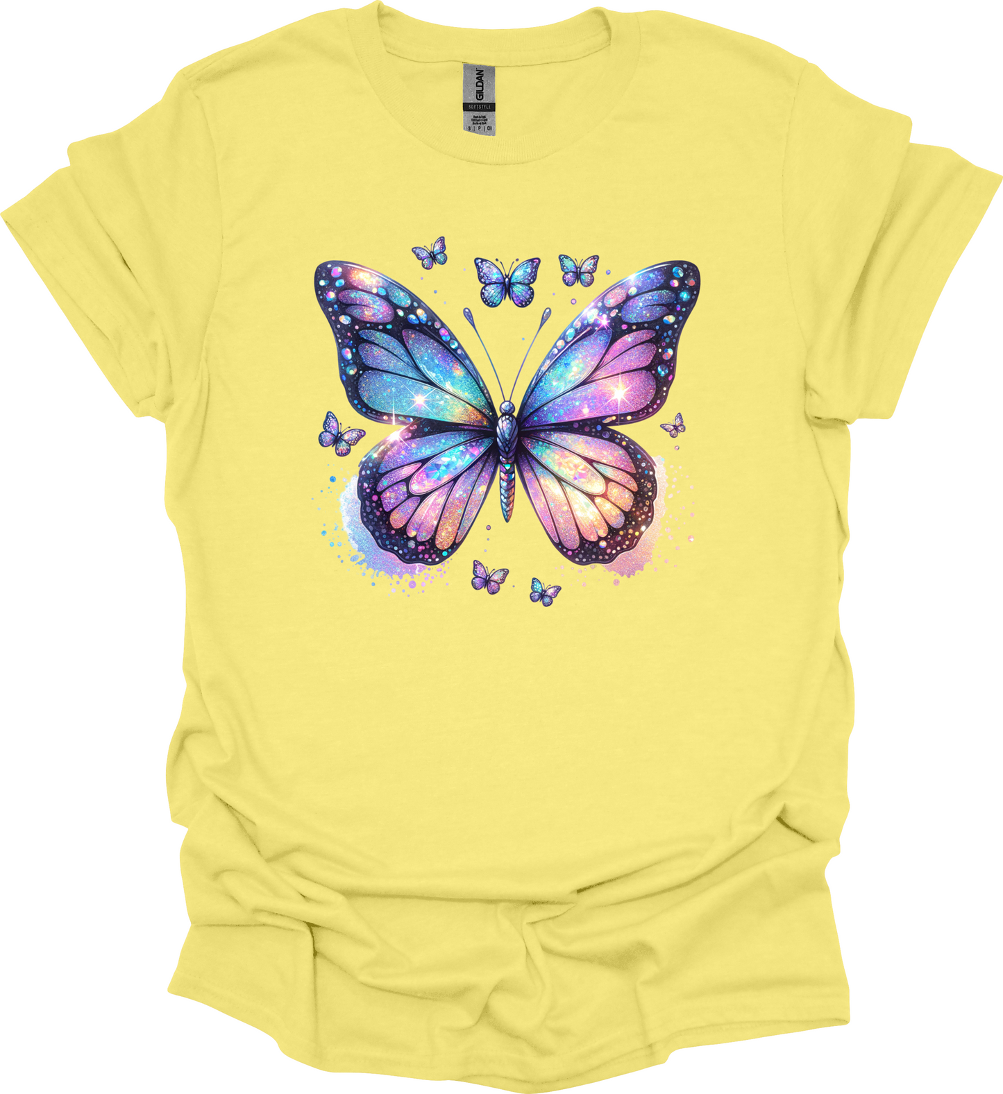 IRIDESCENT BUTTERFLY TEE