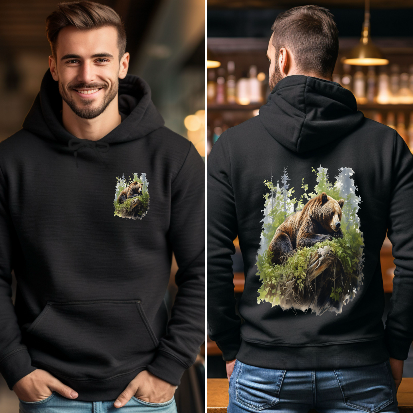 Grizzly Bear In Nature