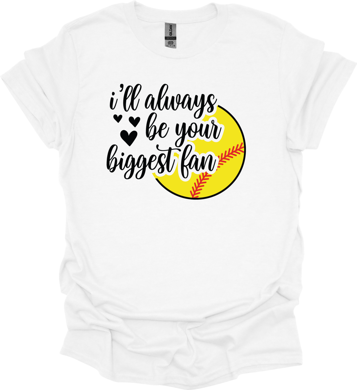 Softball Mom Tee I’ll always be your biggest fan