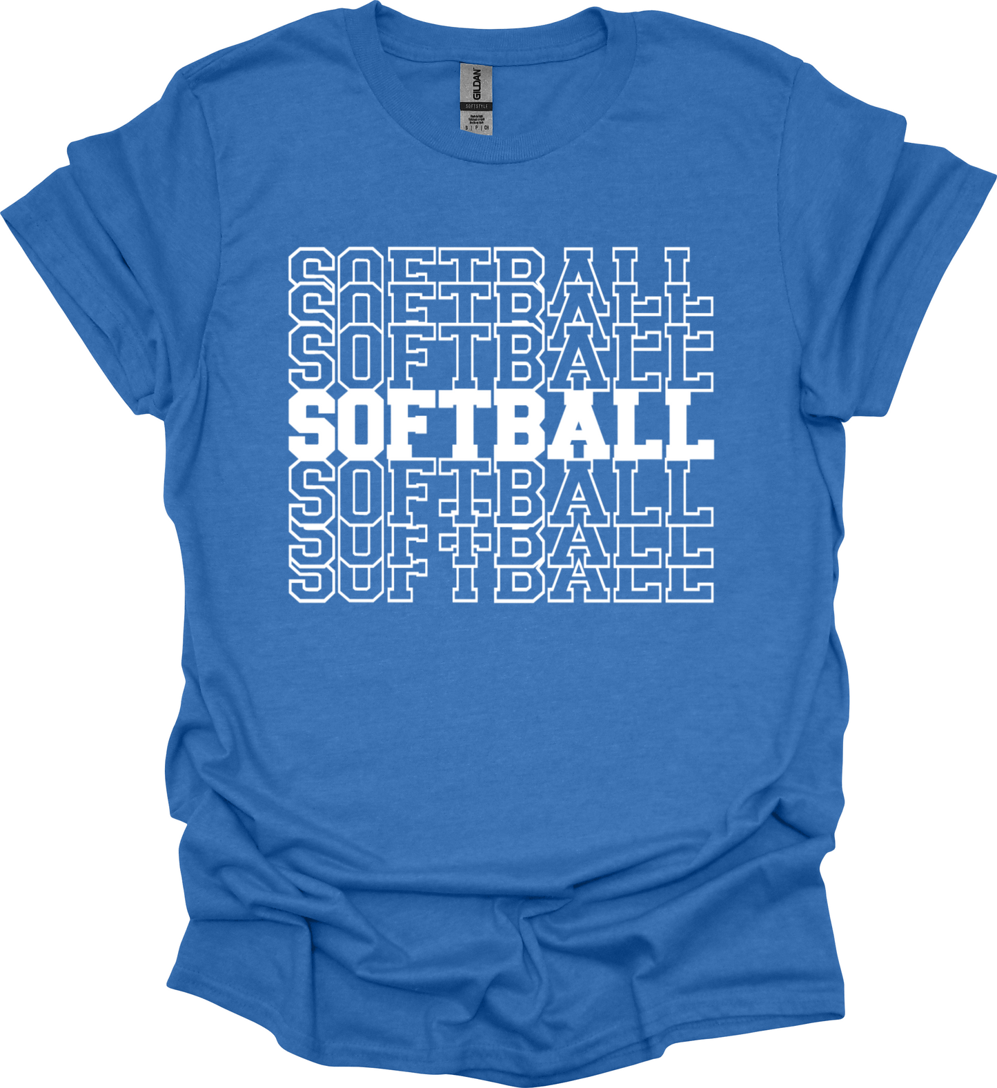 Softball Stacked Tee