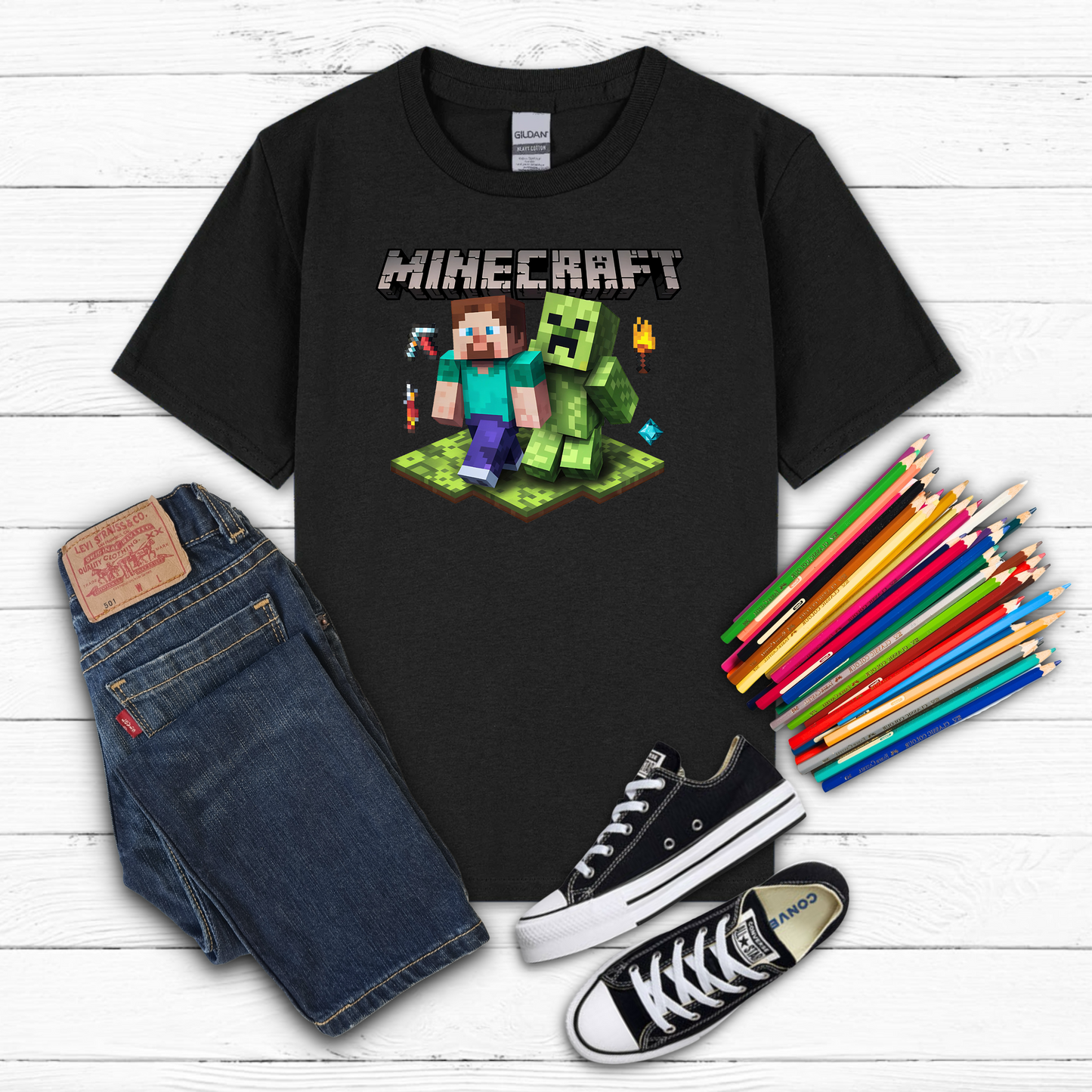 Youth Minecraft Tee