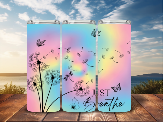 Tumbler 20oz Just Breathe