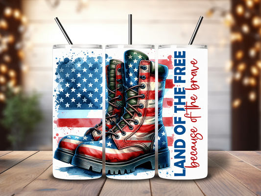 Tumbler 20oz Land of the Free