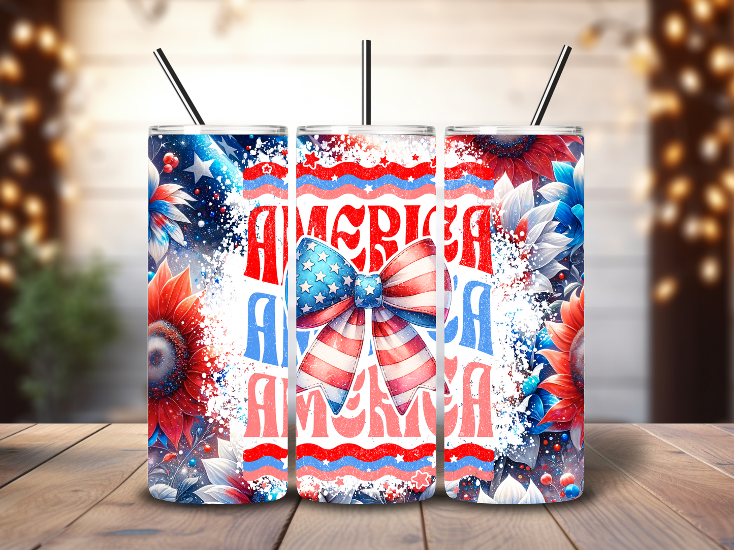 Tumbler 20oz America Bow